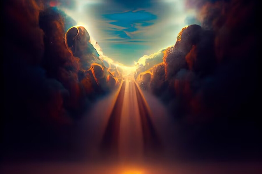 Foto Natuurlijk yin-yang evenwicht: zwangerschap