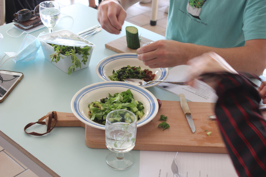 zeewierworkshop, vegan kookles Oost West Centrum