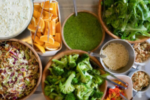 cursuscentrum la ferme du Bois-le-comte, Ardennen, vegetarische en plantaardige maaltijden