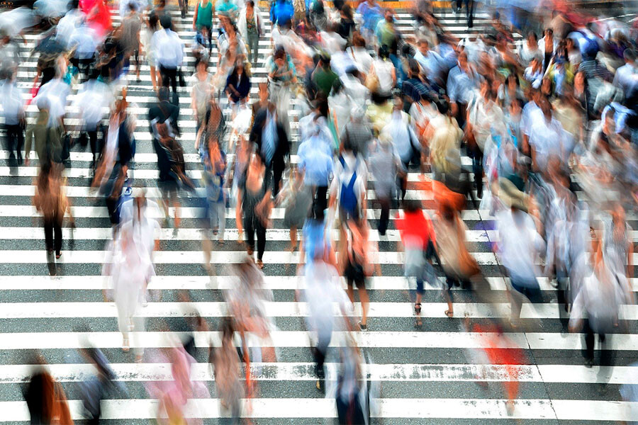 Foto Op het kruispunt van persoon en werk