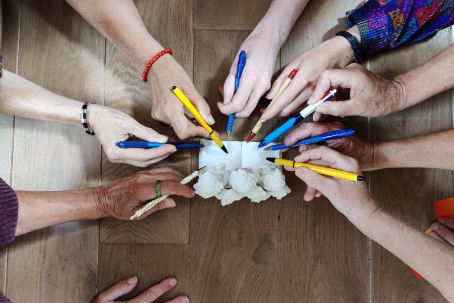 Bezield schrijven, cursus in de Ardennen, Oost West Centrum