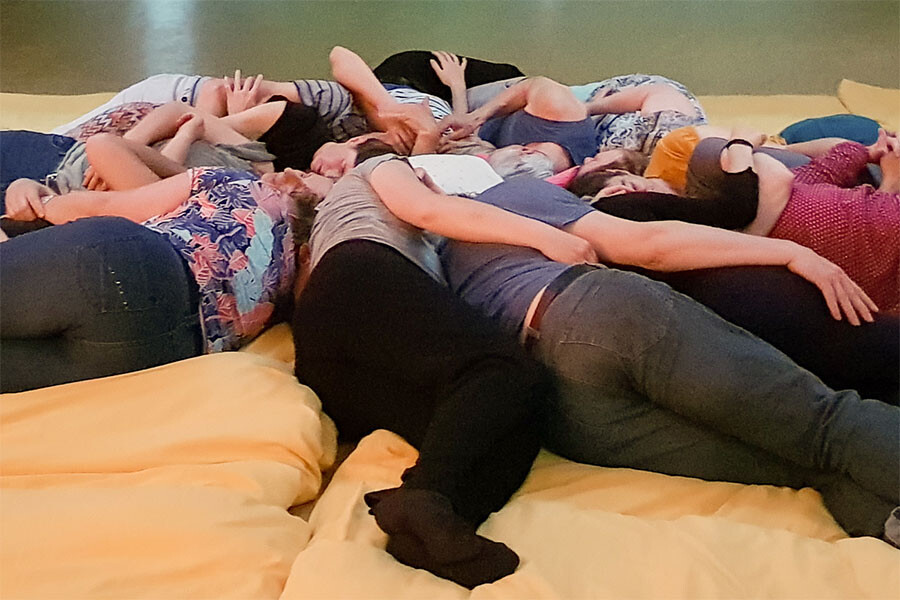 Foto Helend knuffelen