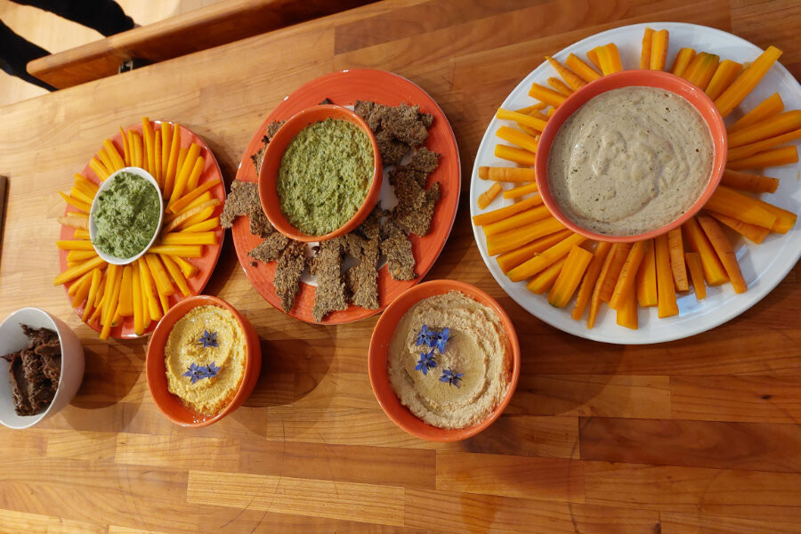 Foto Plantaardige spreads - praktijkles