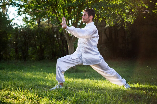 Tai Chi als onderdeel van de cursus meditatie en beweging bij het OWC